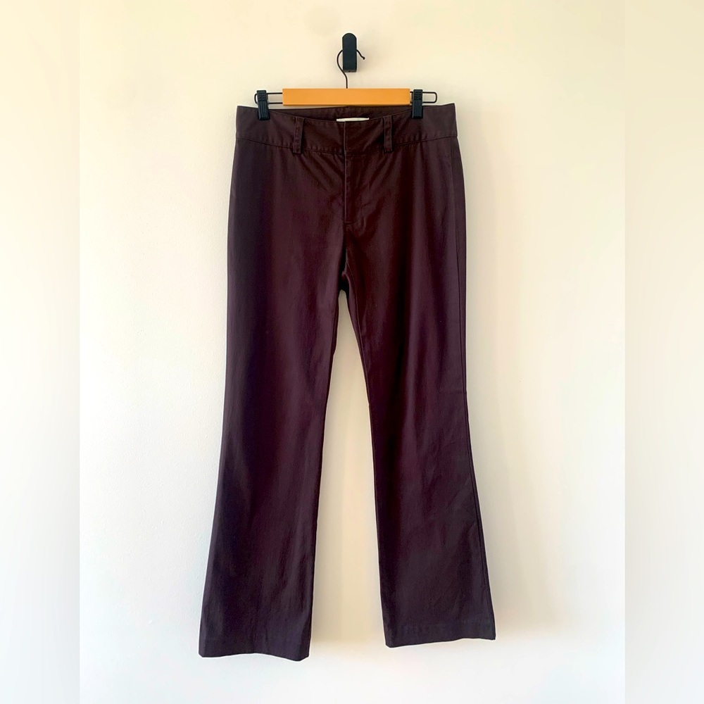 Banana Republic Martin Pants Brown Stretch Cotton Casual/Business 6L